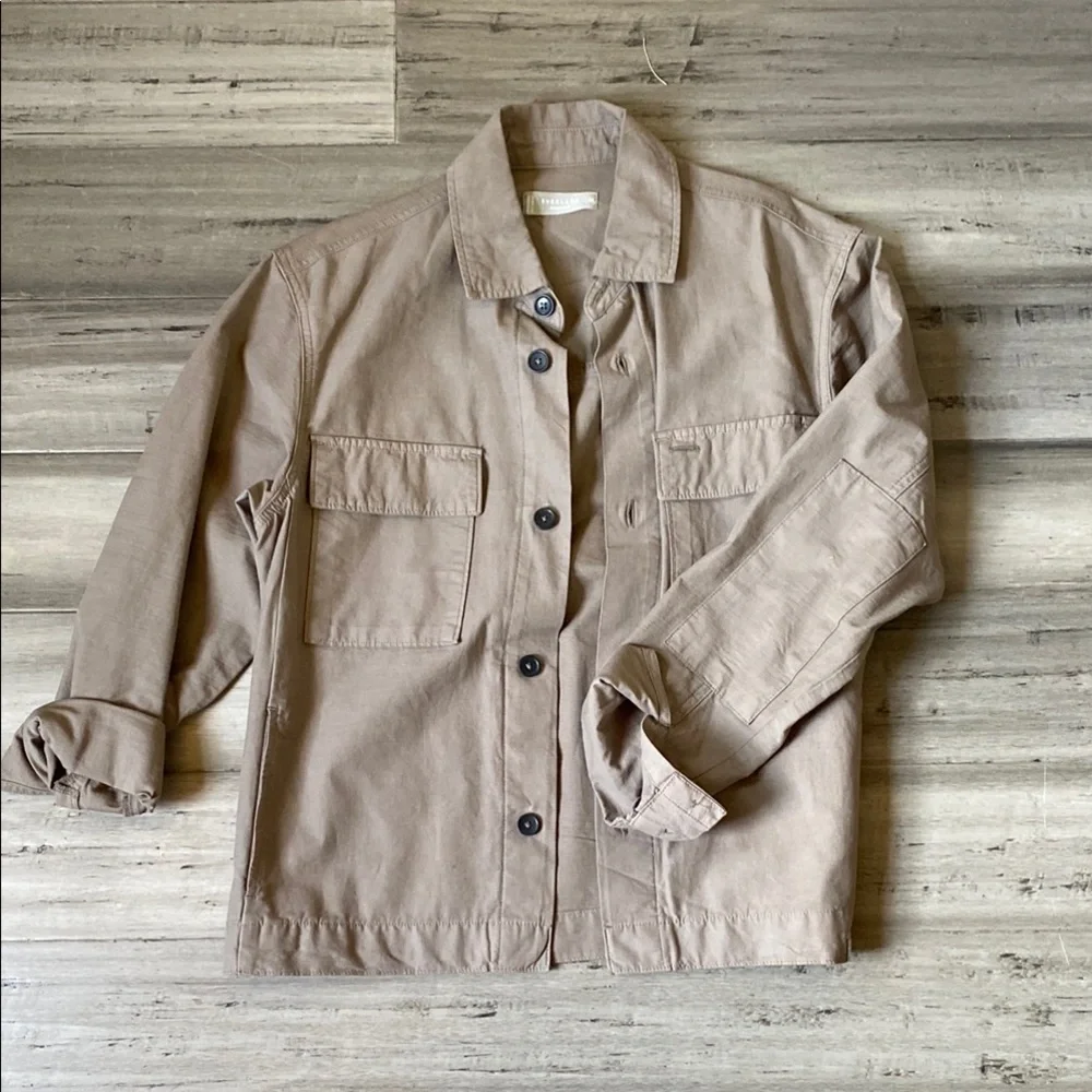 Tan Button-Up Jacket - Picture 1 of 1